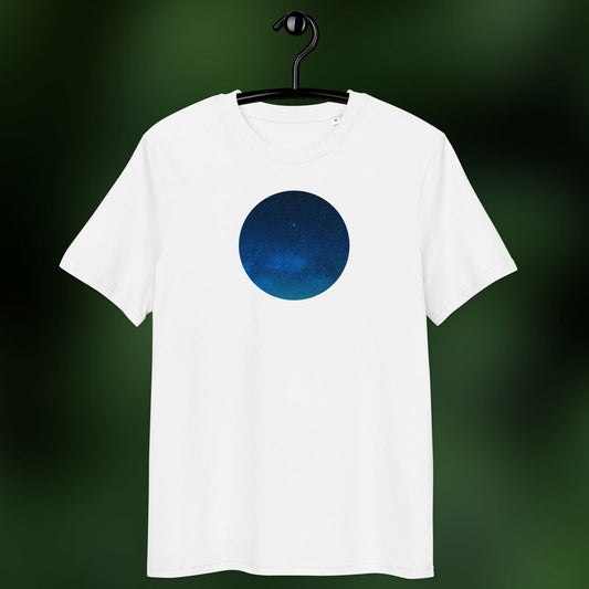 Night Sky [White Edition] - Organic Unisex T-Shirt Print I Nature Photo